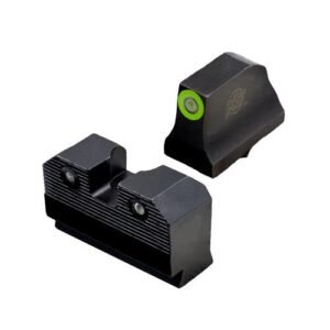 R3D 2.0 SUPPRESSOR HEIGHT NIGHT SIGHTS - GLOCK 20/21 GREEN TRITIUM