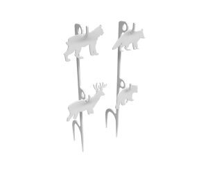 B/C RIMFIRE AR500 ANIMAL TARGET SET