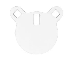 B/C 4" 3/8" STEEL TRGT ROUND PLATE