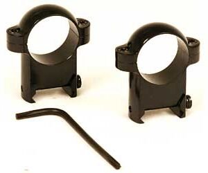 BURRIS HIGH 1" ZEE RINGS BLK