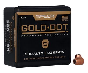 SPR GOLD DOT .355 90GR HP 100CT