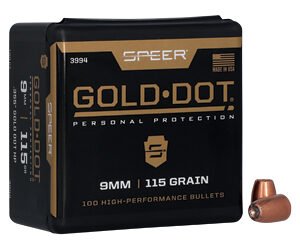 SPR GOLD DOT .355 115GR HP 100CT