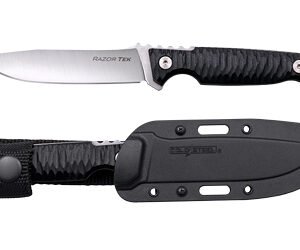 COLD STL RAZORTEK 4" BLK W/SHEATH
