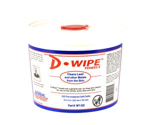 D-WIPE TOWELS 2-325 CT TUBS