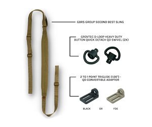 GBRS SECOND BEST SLING BUNDLE COYOTE
