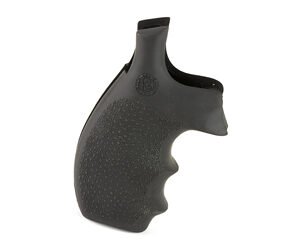 HOGUE GRIP S&W K/L RND BUTT BNTM BLK