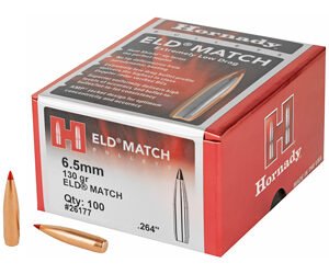 HRNDY ELD-M 6.5MM .264 130GR 100CT