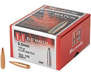 HRNDY ELD-M 6.5MM .264 140GR 100CT