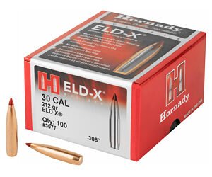 HRNDY ELD-X 30CAL .308 212GR 100CT