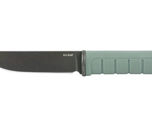 KBAR DUST II 5.25" GRN/BLK W/SHEATH