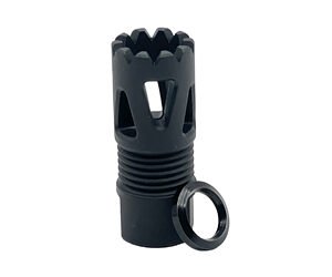 LBE FLASH HIDER TRI-PORTS 1/2X28 BLK