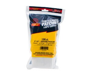 OTIS 3" SQ CLEANING PATCHES 100CT