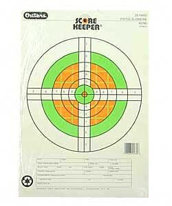CHAMPION SCOREKPR 25YD PISTOL FLUOR