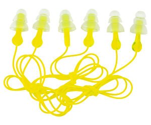 PELTOR REUSE TRI-FLANGE EARPLUGS 3PK