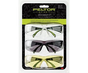 PELTOR SECUREFIT 400 EYE PROT 3-PACK