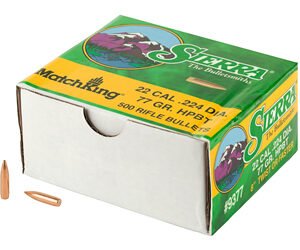 SIERRA MATCHKING .224 77GR 500CT