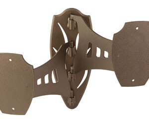 SKULL HOOKER DUAL SHOULDER MOUNT BRN