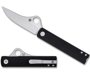 SPYDERCO ESSENZA ALUM 3.19" BLACK