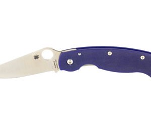 SPYDERCO MILITARY MODEL G-10 BLUE
