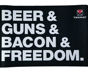 TEKMAT MAT BEER/GUNS/BACON & FREEDOM