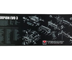 TEKMAT PSTL MAT FOR CZ SCORPION BLK