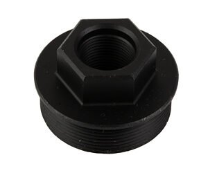 YHM 1/2"-28 CRBNE ADPTR SDWNR M2 BLK